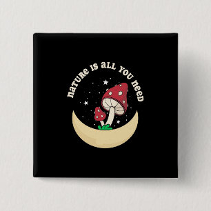 Chapa Cuadrada La Naturaleza De Los Hongos Es Todo Lo Que Necesit