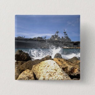 Chapa Cuadrada La nave de asalto de carros anfibios USS Kearsarge