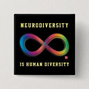 Chapa Cuadrada La neurodiversidad es el mentón de la diversidad