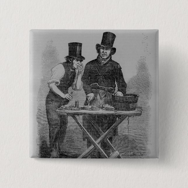 Chapa Cuadrada La parada de la ostra (Anverso)