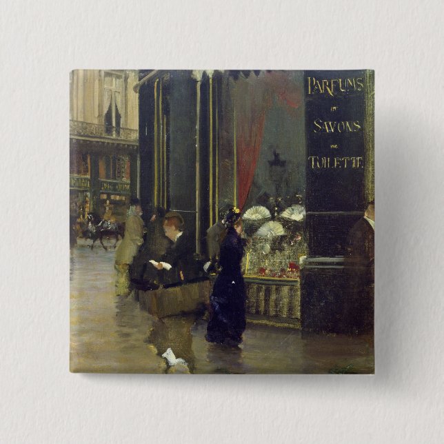 Chapa Cuadrada La Parfumerie Viollet, DES Capucines del bulevar (Anverso)