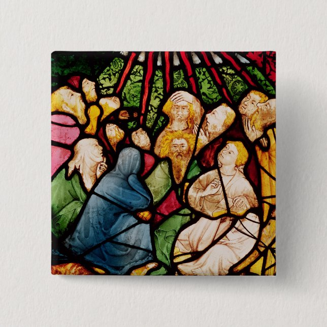 Chapa Cuadrada La pendiente del Espíritu Santo, c.1400 (Anverso)