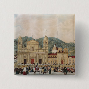Chapa Cuadrada La plaza de Bolivar, Bogotá, 1837