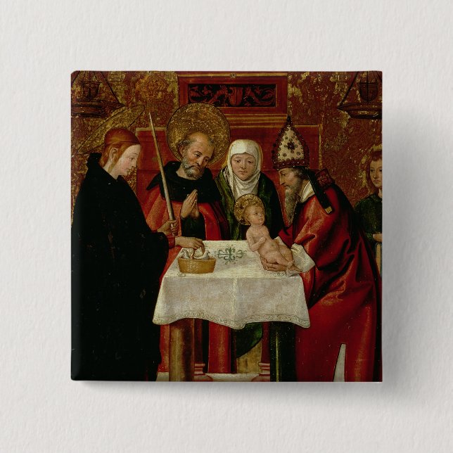 Chapa Cuadrada La presentación de la circuncisión en el templo (Anverso)