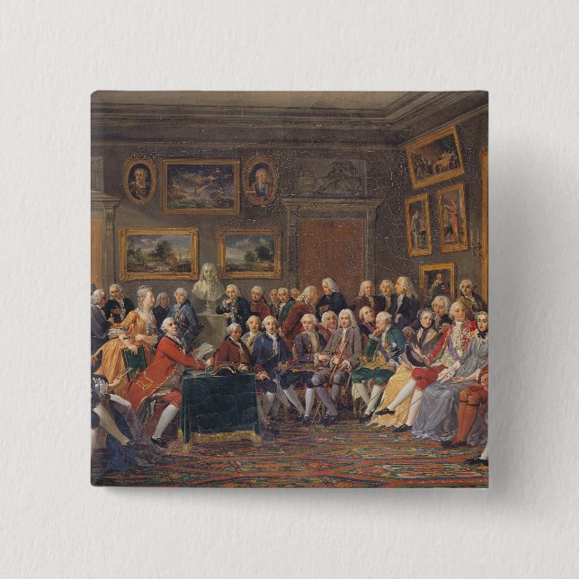 Chapa Cuadrada La primera lectura en el Mme (Anverso)