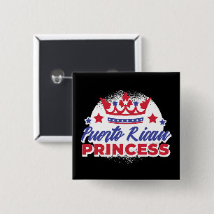 Chapa Cuadrada La princesa puertorriqueña cute el orgullo Chica B
