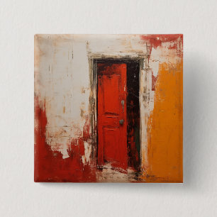 Chapa Cuadrada La puerta roja