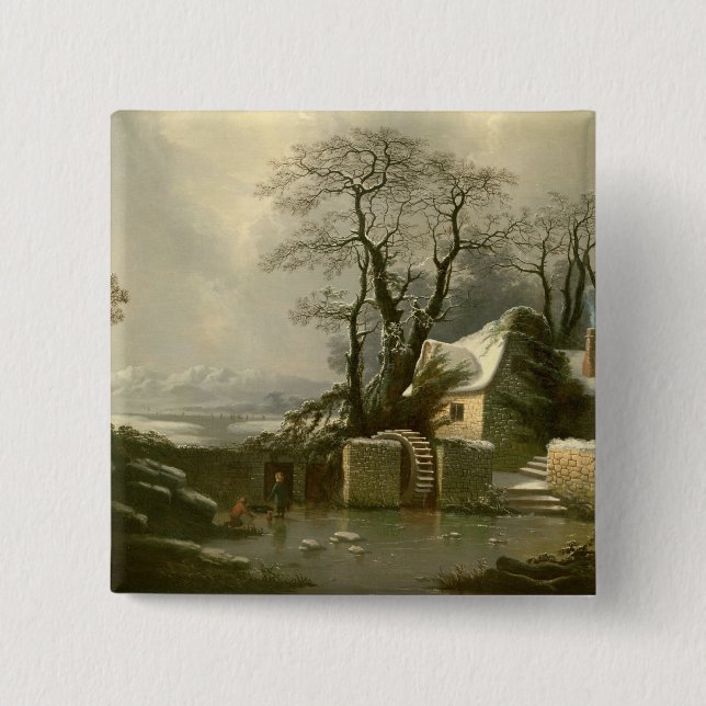 Chapa Cuadrada La raza congelada del molino (Anverso)