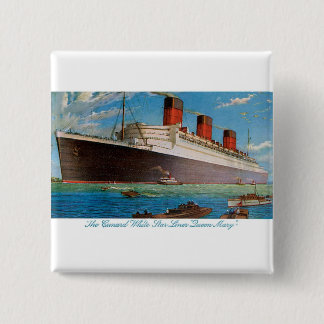 Chapa Cuadrada La Reina María de Cunard White Star Line