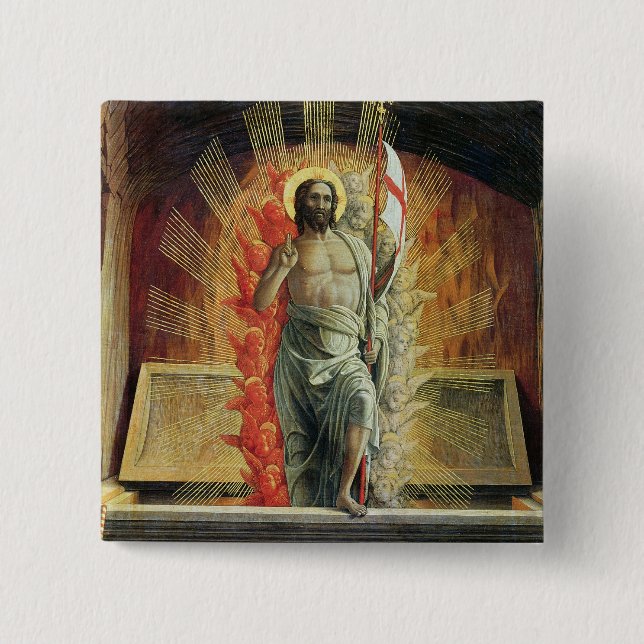 Chapa Cuadrada La resurrección (Anverso)