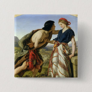 Chapa Cuadrada La reunión de Jacob y de Raquel, 1853