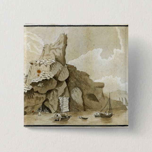 Chapa Cuadrada La roca de Quang-Yin (Anverso)