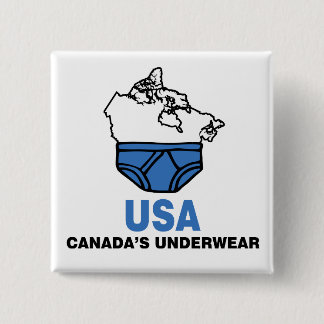 Chapa Cuadrada La ropa interior de Canadá