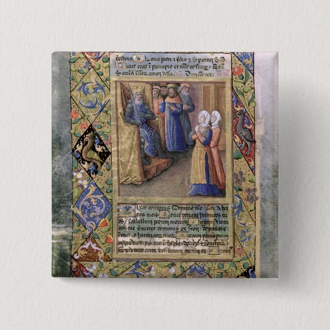 Chapa Cuadrada La sabiduría de Solomon (Anverso)