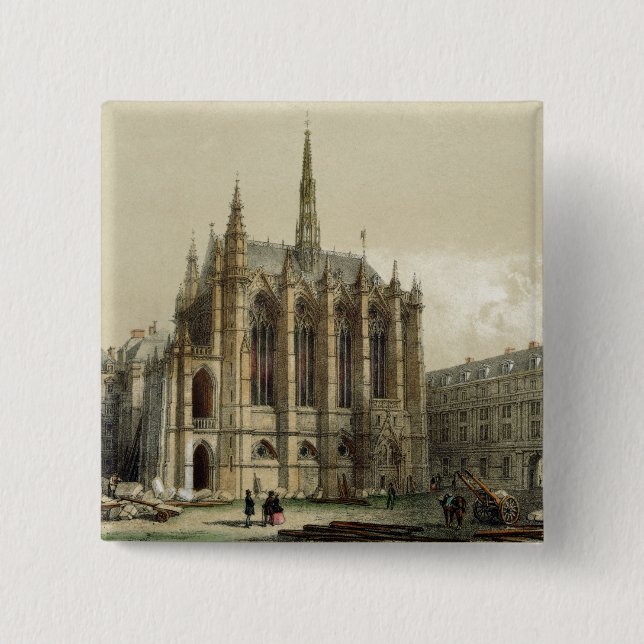 Chapa Cuadrada La Sainte Chapelle, París (Anverso)