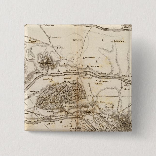 Chapa Cuadrada La Seine (Anverso)