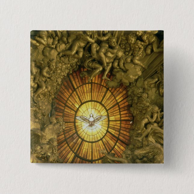 Chapa Cuadrada La silla de San Pedro (Anverso)