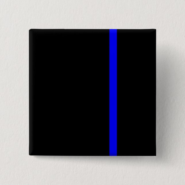 Chapa Cuadrada La simbólica delgada línea azul vertical (Anverso)