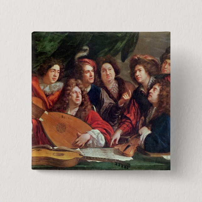 Chapa Cuadrada La sociedad musical, 1688 (Anverso)
