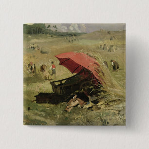 Chapa Cuadrada La sombrilla roja, c.1860