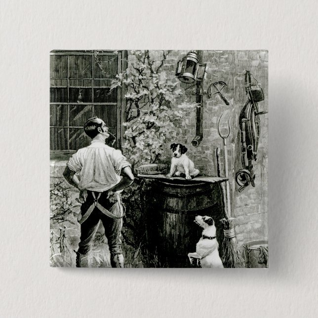 Chapa Cuadrada La supervivencia del más apto (Anverso)