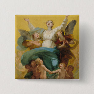 Chapa Cuadrada La suposición de la Virgen