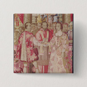 Chapa Cuadrada La tapicería de Charles V