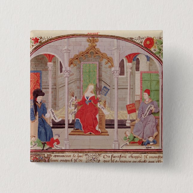 Chapa Cuadrada La teoría de la justicia (Anverso)