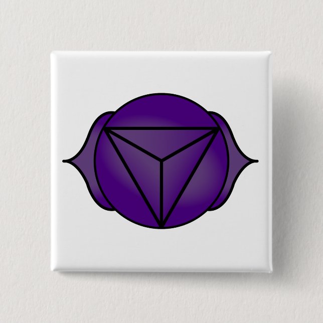 Chapa Cuadrada La tercera chakra ocular (Anverso)