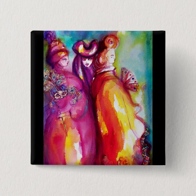 CHAPA CUADRADA LA TERCERA MÁSCARA (Anverso)