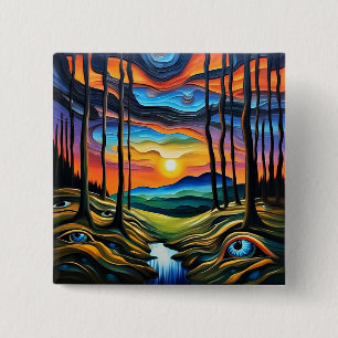 Chapa Cuadrada La Tierra está mirando