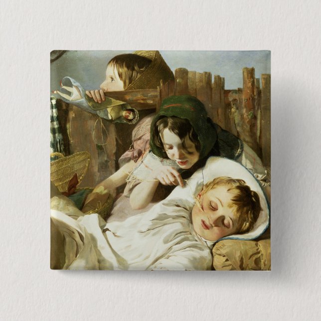 Chapa Cuadrada La tomadura de pelo (Anverso)