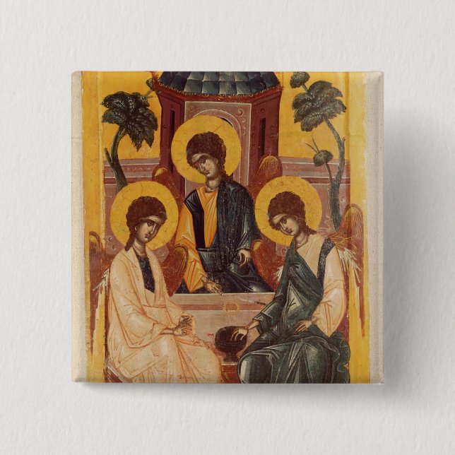 Chapa Cuadrada La trinidad santa (Anverso)