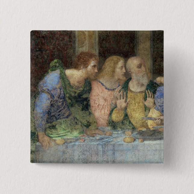 Chapa Cuadrada La última cena, 1495-97 (Anverso)