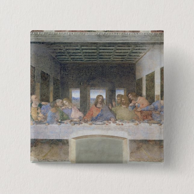 Chapa Cuadrada La última cena, 1495-97 2 (Anverso)