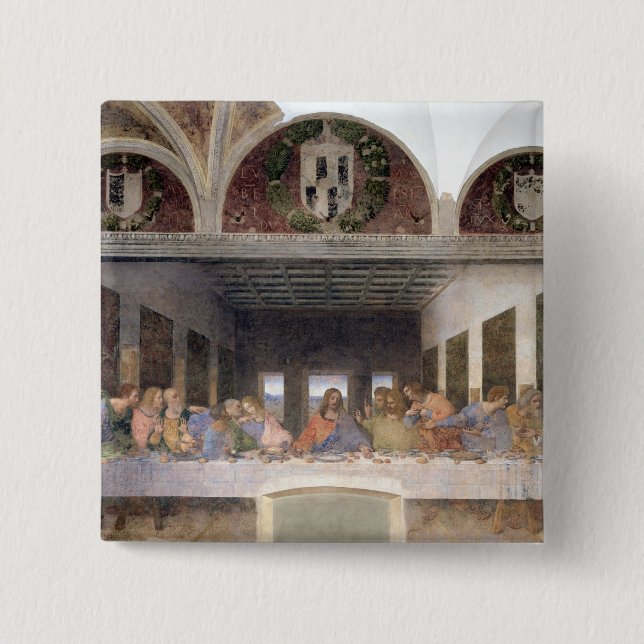 Chapa Cuadrada La última cena, 1495-97 3 (Anverso)