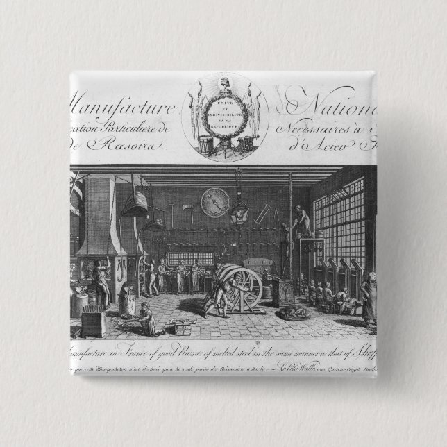 Chapa Cuadrada La única fabricación en Francia de buenas (Anverso)