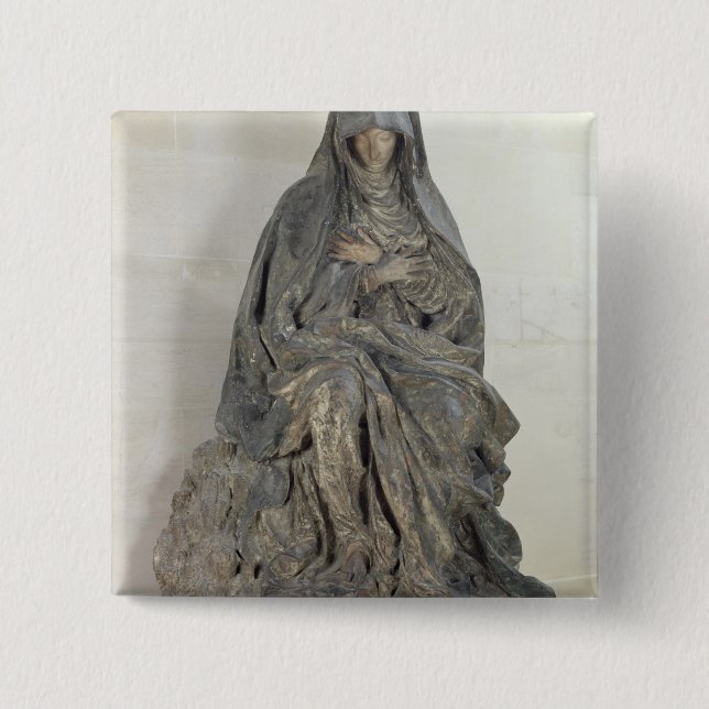 Chapa Cuadrada La Virgen del dolor (Anverso)