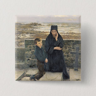 Chapa Cuadrada La viuda del Ile de Sein, 1880