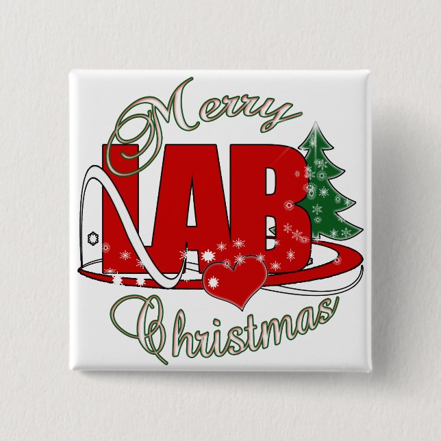 CHAPA CUADRADA LABORATORIO DE NAVIDADES LAB (Anverso)