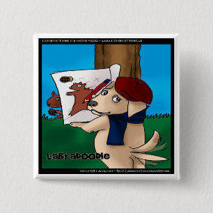 Chapa Cuadrada Labradoodle Graciosos Regalos Tees Mugs Cards Etc