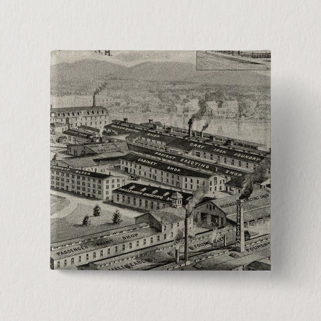 Chapa Cuadrada Laconia Car Company (Anverso)