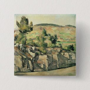 Chapa Cuadrada Ladera de Paul Cezanne el en Provence, c.1886-90