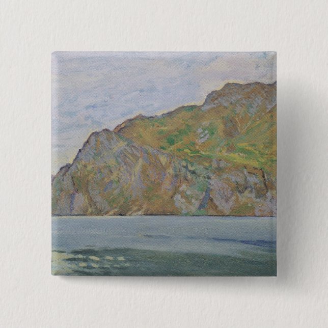 Chapa Cuadrada Lago de Garda (por Koloman Moser) (Anverso)