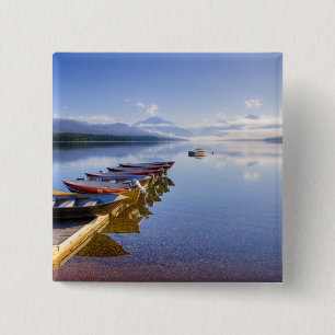 Chapa Cuadrada Lago McDonald, Parque Nacional Glaciar, Montana,