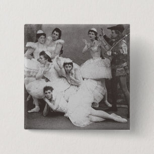 Chapa Cuadrada Lago swan, teatro de Mariinsky, 1895 (foto de b/w)