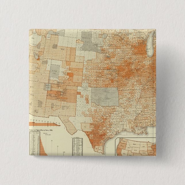 Chapa Cuadrada Lana (Anverso)