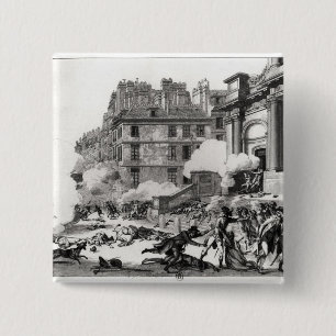 Chapa Cuadrada Lanzamiento-hacia fuera antes de la iglesia del