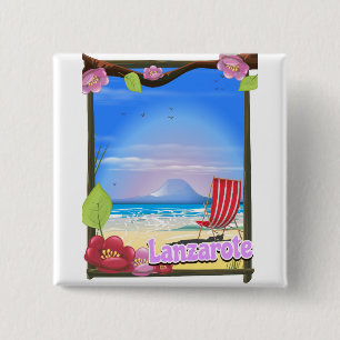 Chapa Cuadrada Lanzarote Travel poster
