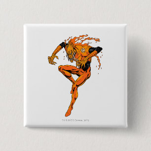 Chapa Cuadrada Larfleeze - Agent Orange 1
